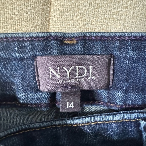 NYDJ Alina Ankle jeans with frayed hem sz 14 - Picture 4 of 7